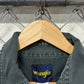 Vintage Wrangler Green Pearl Snap Distressed Button Up Shirt Size XL