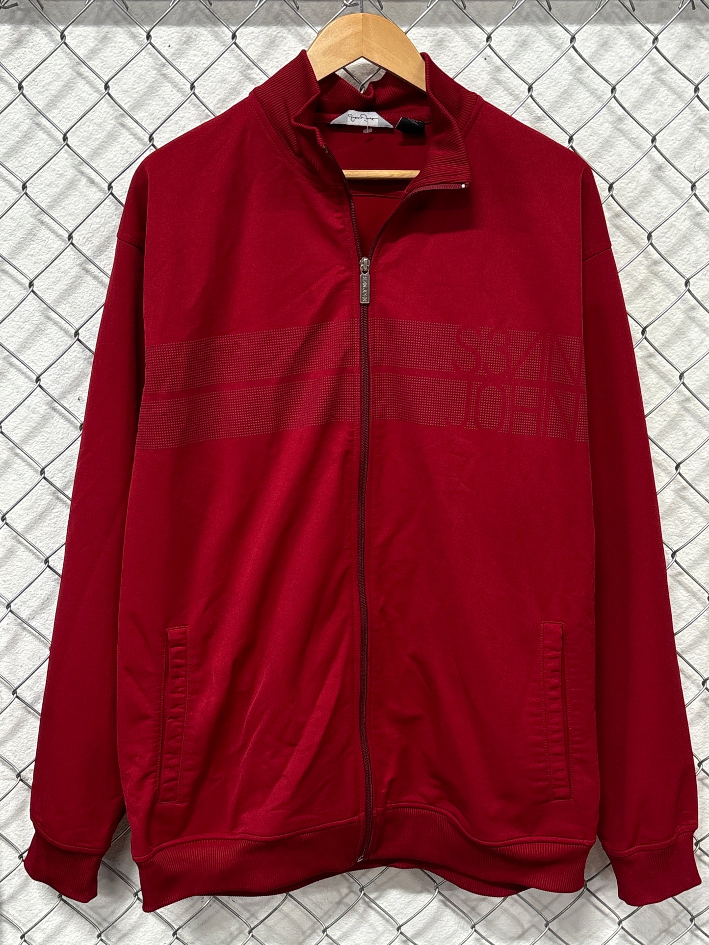 Vintage Y2K Sean John Red Track Suit Jacket Size XL