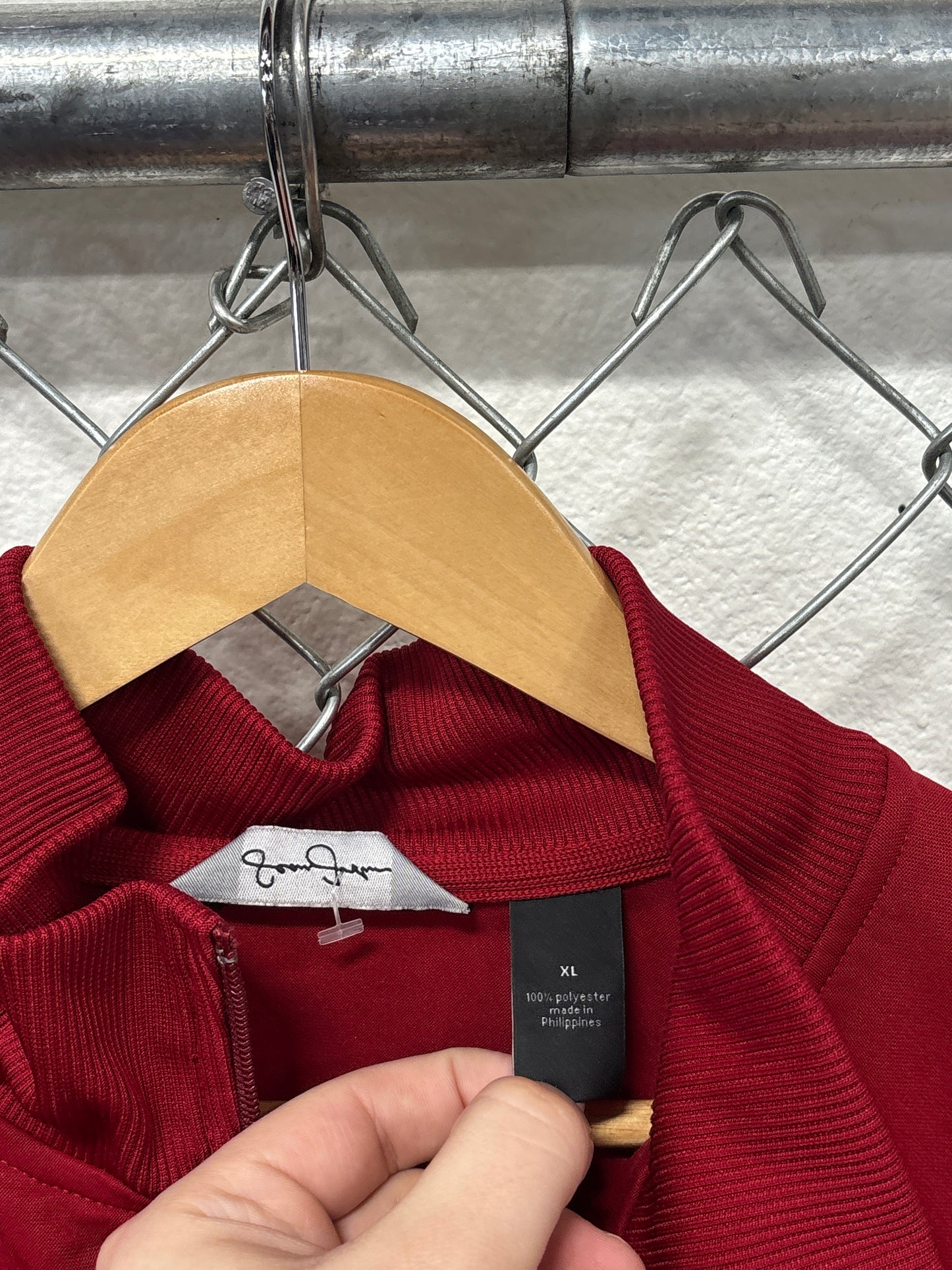 Vintage Y2K Sean John Red Track Suit Jacket Size XL