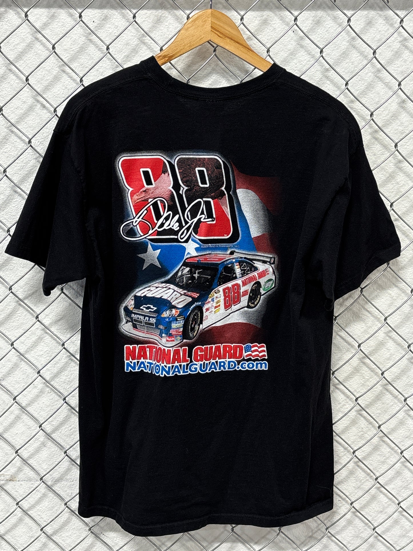 Vintage Y2K Dale Earnhardt Jr NASCAR Graphic Tee Size Large