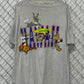 Vintage 90's Looney Tunes Hawaii Vacation Tropical Tee Size XL