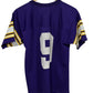 Vintage Logo 7 Minnesota Vikings #9 Football NFL Jersey Size XL