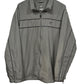 Vintage Nike Grey Full Zip Windbreaker Jacket Swoosh Logo Size XL