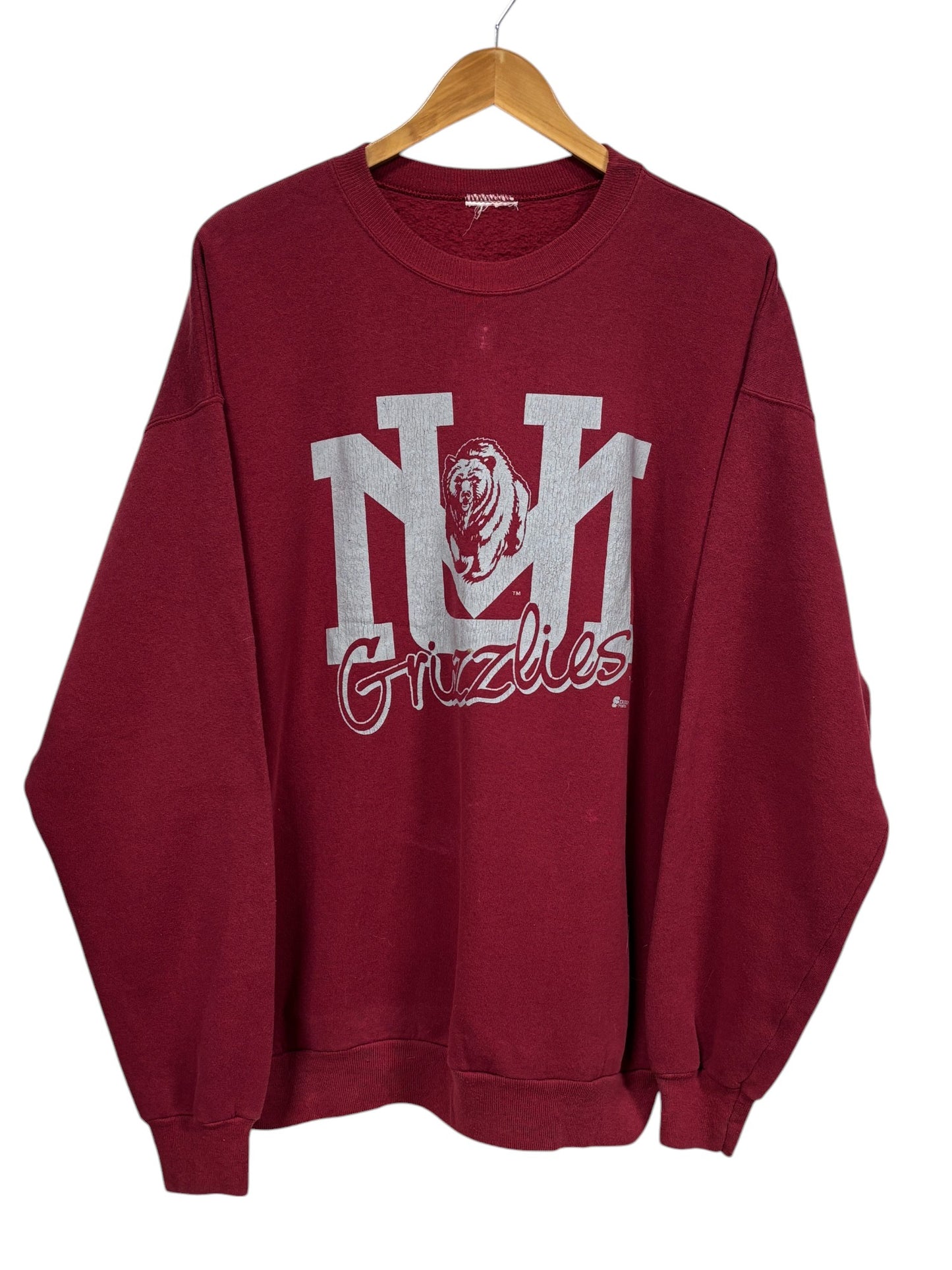 Vintage 90's University of Montana Grizzlies Crewneck Sweater Size XXL