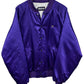 Vintage 80's Laurel Locomotives Montana Satin Purple Jacket Size Large