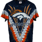 Vintage Denver Broncos NFL Logo Tie Dye Graphic Tee Size Medium