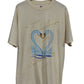 Vintage 90's Swans in Love Graphic Tee Size XL