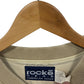 Vintage 90's Rocke Gear Classic Logo Henley Tee Size Large