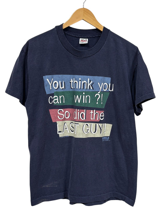 Vintage 90's Girls With Attitude Think You Can Win Graphic Tee Size Large