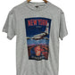 Vintage 90's Pan American Airways New York Airplane Tee Size Medium