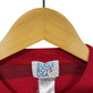 Vintage 90's Bugle Boy Red Striped Pocket Tee Size Small
