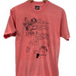 Vintage 1990 Ho Down Til Ya Go Down Western Cartoon Tee Size Large