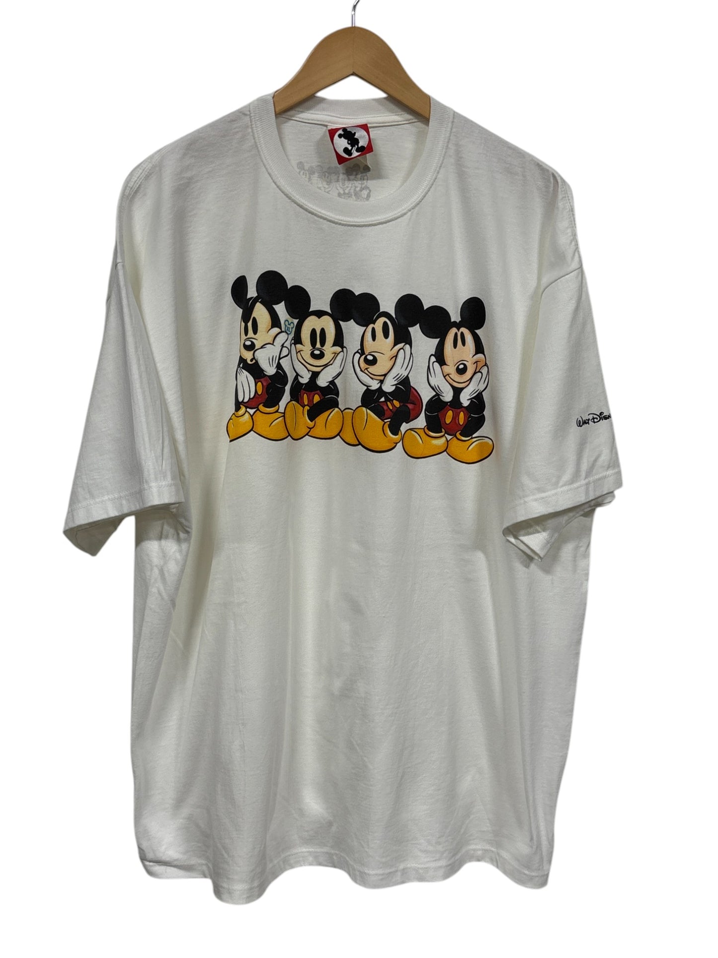 Vintage 90's Disney Mickey Mouse Group Cartoon Graphic Tee Size XL