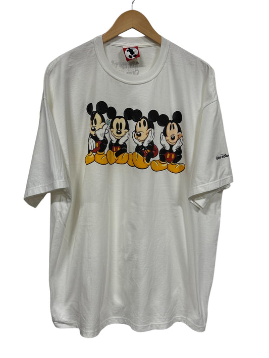 Vintage 90's Disney Mickey Mouse Group Cartoon Graphic Tee Size XL