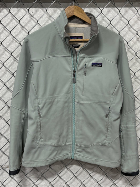 Vintage Patagonia Mint Green Fleece Lined Women's Shell Jacket Size Medium
