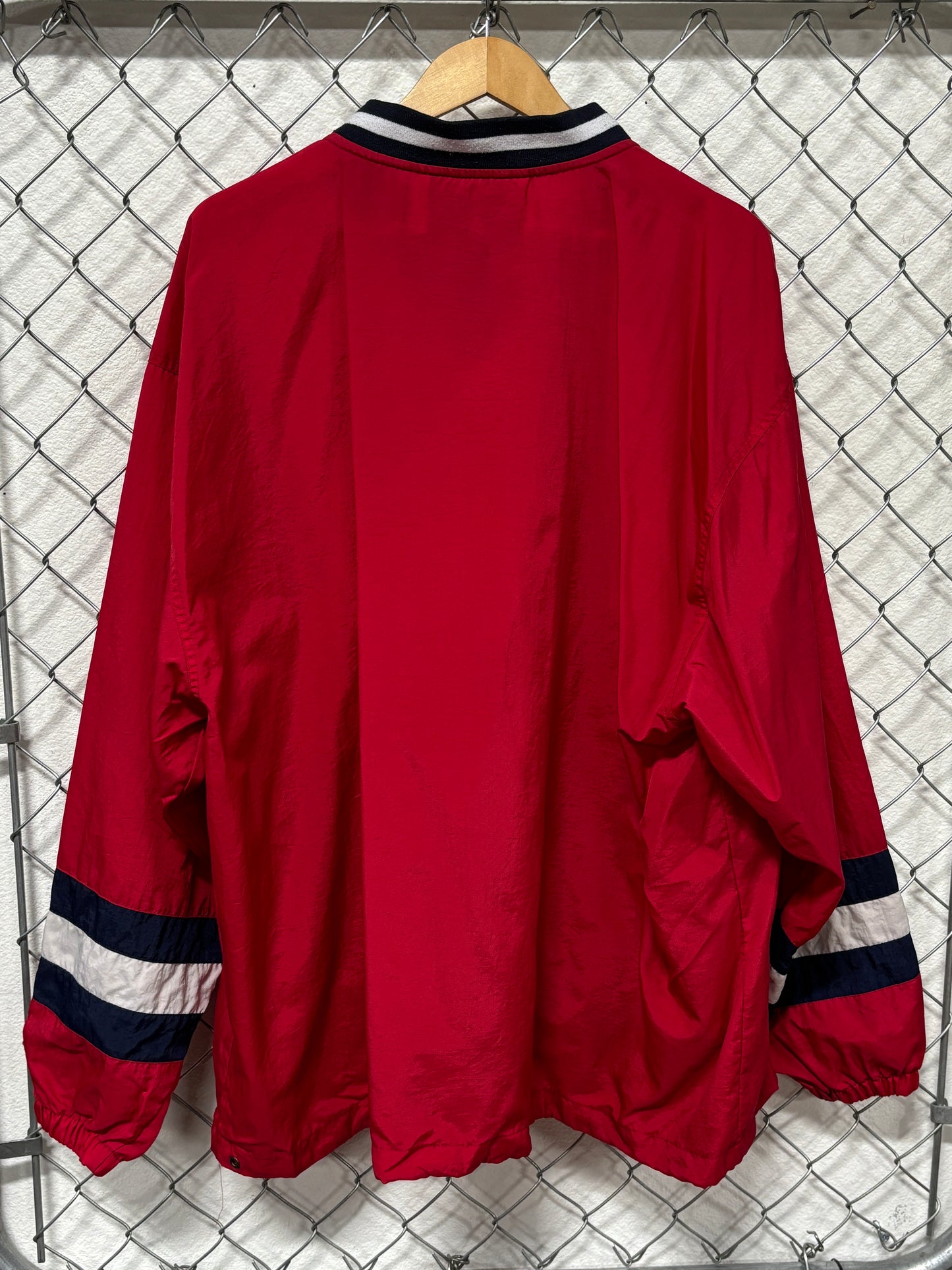 Vintage Y2K Champion Red Pullover Windbreaker Jacket Size XXL