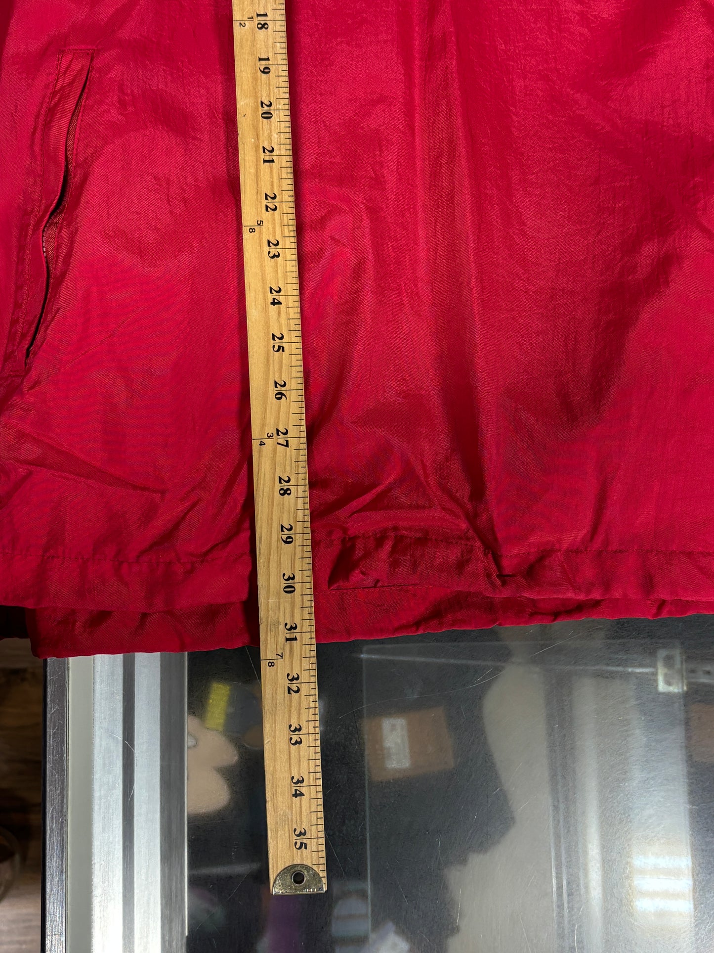 Vintage Y2K Champion Red Pullover Windbreaker Jacket Size XXL