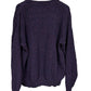 Vintage Cambridge Classics Purple Cable Knit Sweater Size XL