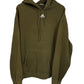 Vintage 00's Adidas Center Logo Green Pullover Hoodie Size Large