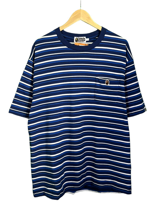 Bape Striped Pocket Tee Size Small (DS)
