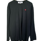 Comme des Garcons CDG Small One Heart Patch Long Sleeve Size XXL (DS)