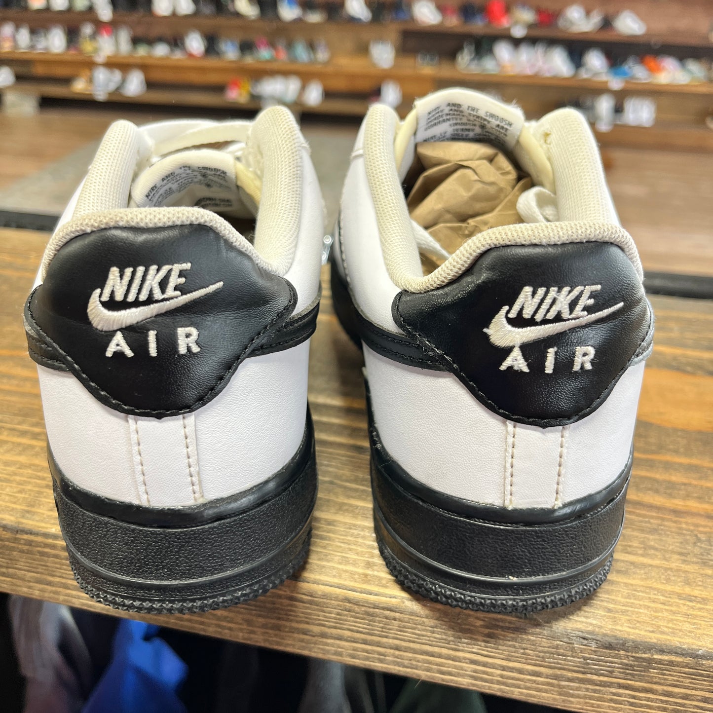 Nike Air Force 1 Low 'White Black' Size 7Y