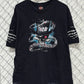 Vintage Y2K Harley Davidson Las Vegas Skull Cards Biker Tee Size XXL