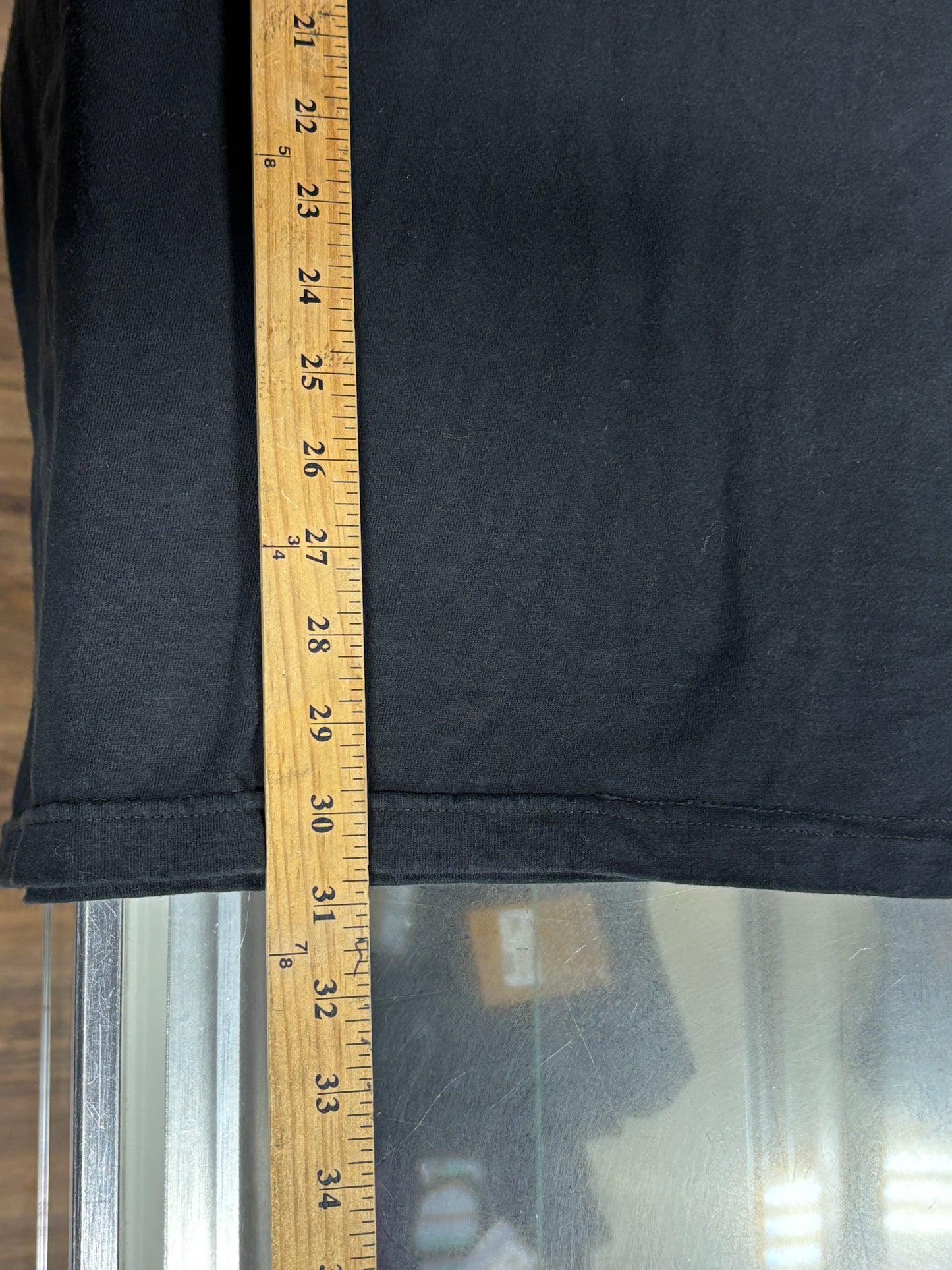 Vintage Harley Davidson Flaming Eagle Black Biker Graphic Tee Size XXL