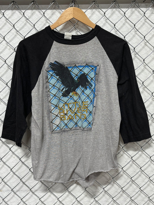 Vintage 1983 Little River Band 3/4 Sleeve Band Graphic Tee Size S/M