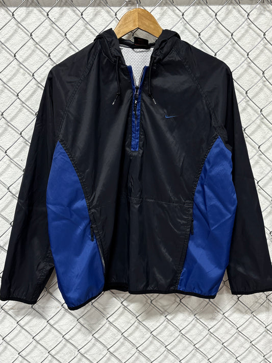 Vintage 90's Nike Quarter Zip Windbreaker Jacket Size Medium