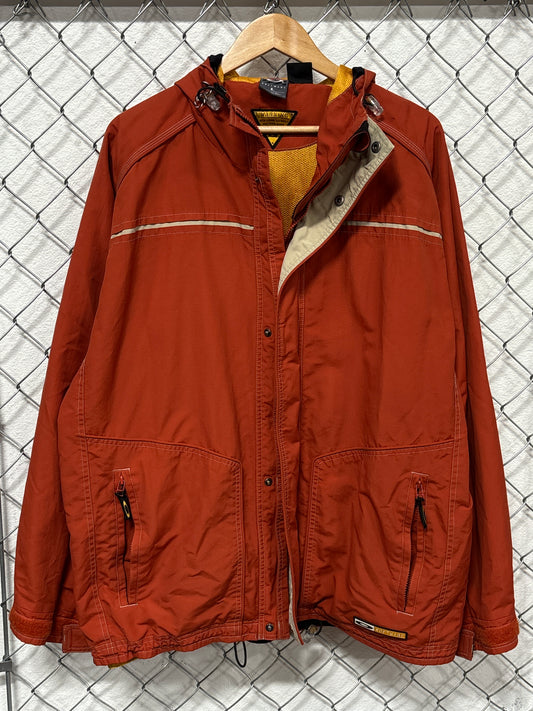 Vintage Oakley Software Burnt Orange Ski Jacket Size Large
