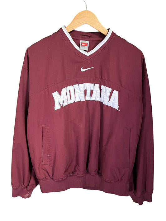 Vintage 90's University of Montana Grizzlies Center Swoosh Jacket Size Medium