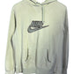 Nike Classic Futura Logo Swoosh Green Hoodie Size Large (Women's)