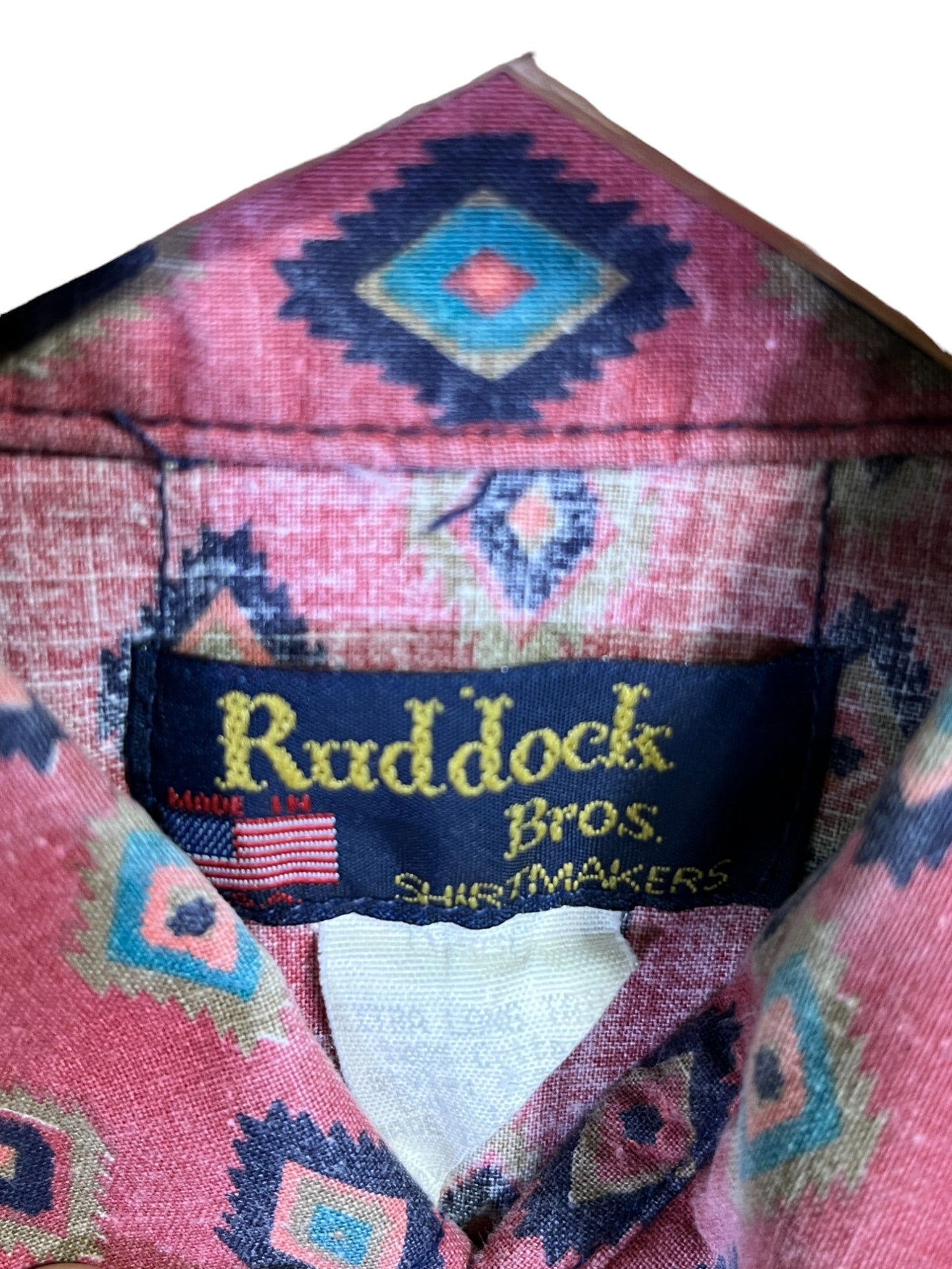 Vintage Ruddock Brothers Brushpopper Western Cowboy Shirt Size XL