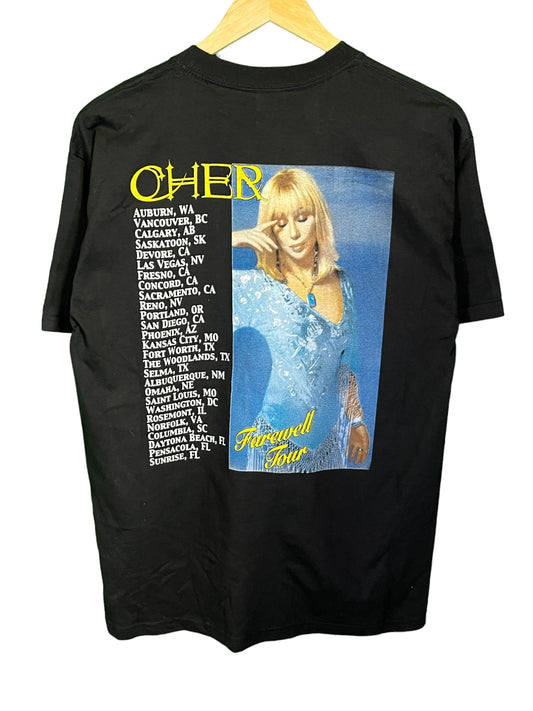 Vintage 2003 Cher Farewell Tour Concert Promo Tee Size Medium