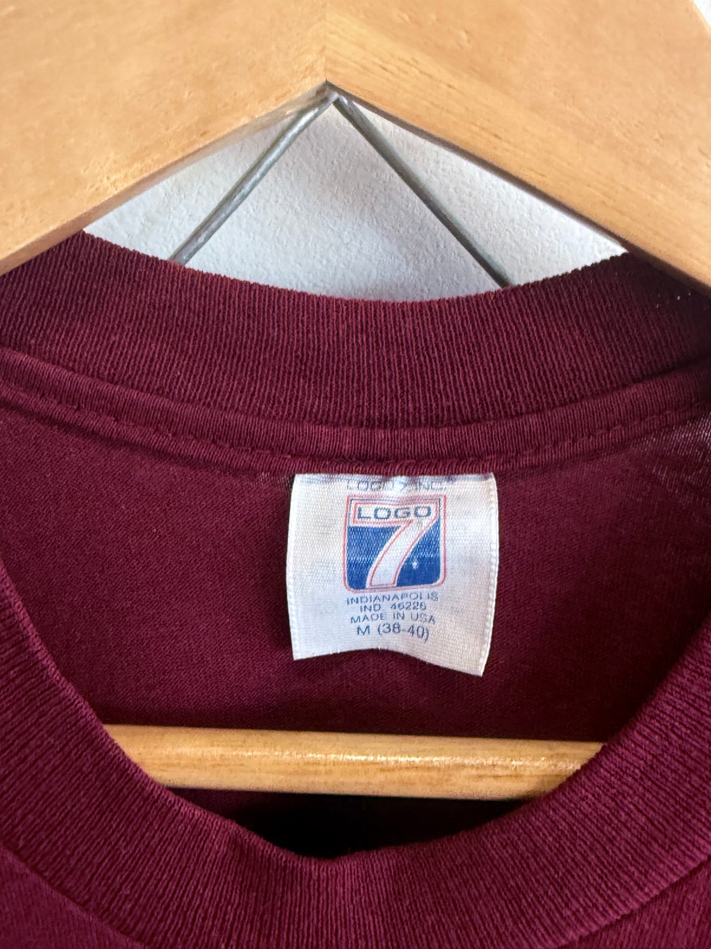 Vintage 90's Washington Redskins NFL Helmet Logo Football Tee Size Medium