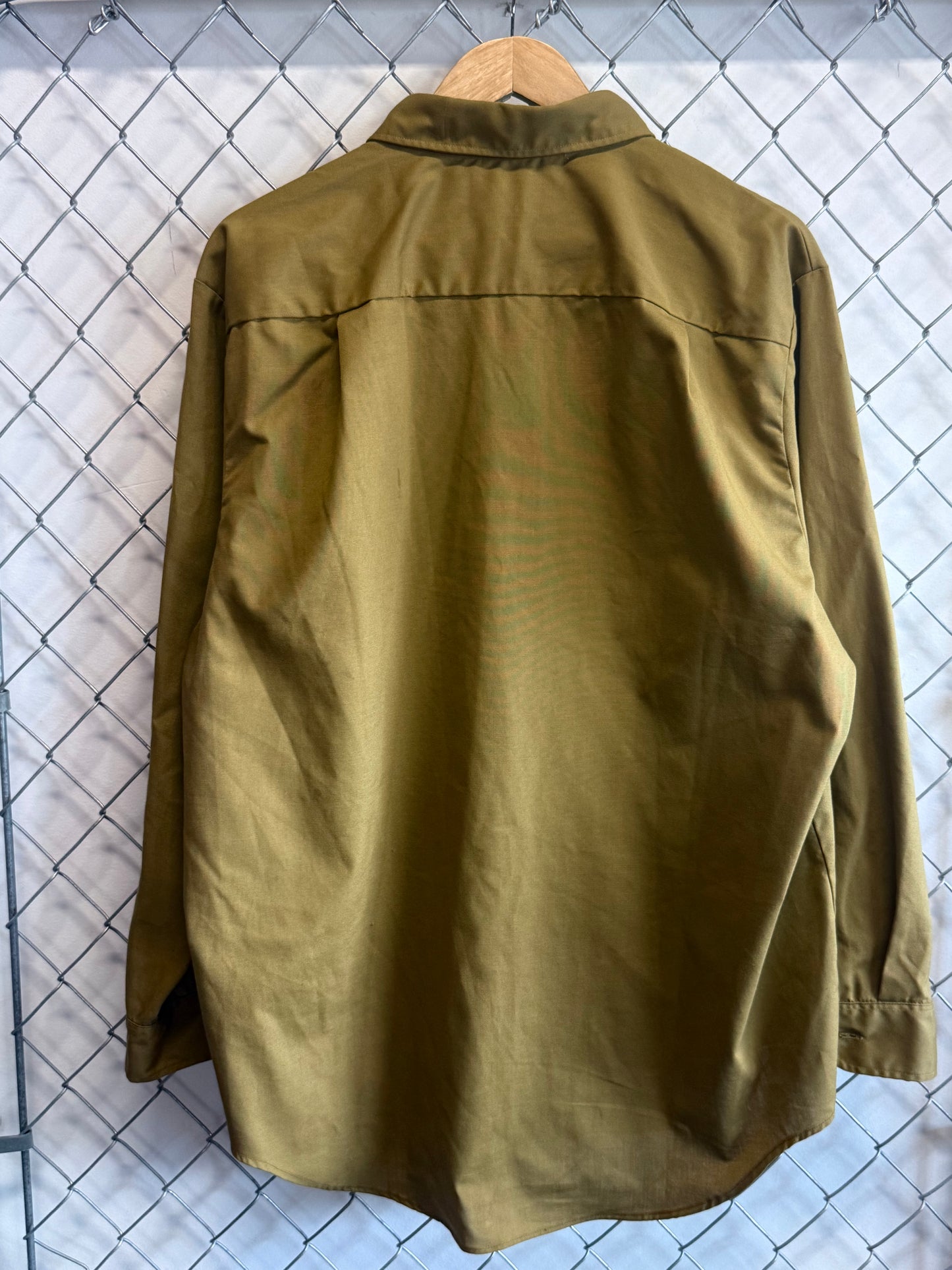 Vintage 70's Big Mac Penneys Long Sleeve Button Up Shirt Size XL