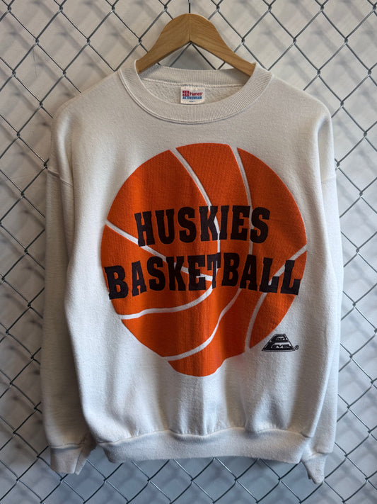 Vintage 90's Washington Huskies College Basketball Sweater Size Large