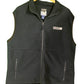 Vintage Big Dogs Polar Dogs Fleece Zip Up Navy Blue Vest Size Large