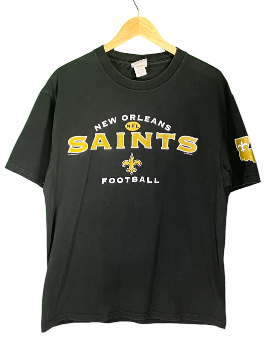 Vintage 00's New Orleans Saints Football Graphic Tee Size Large