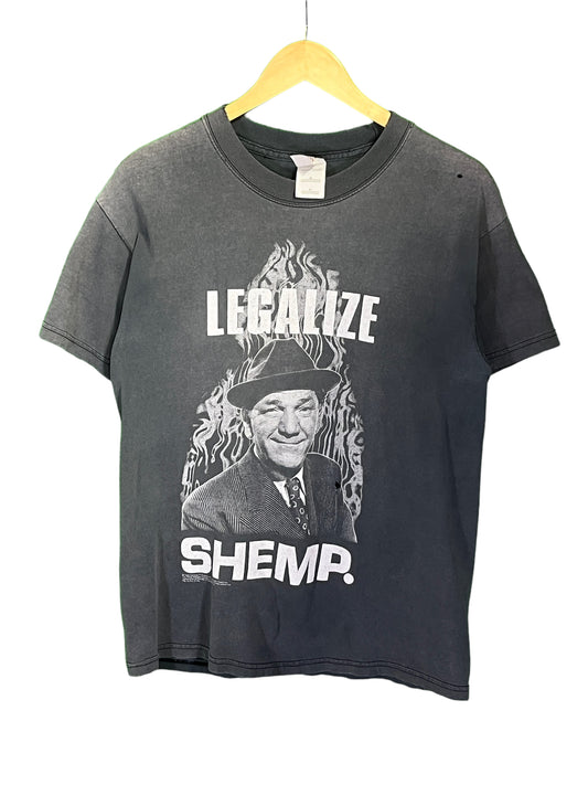 Vintage Legalize Shemp Three 3 Stooges Shirt Graphic Tee Size Medium
