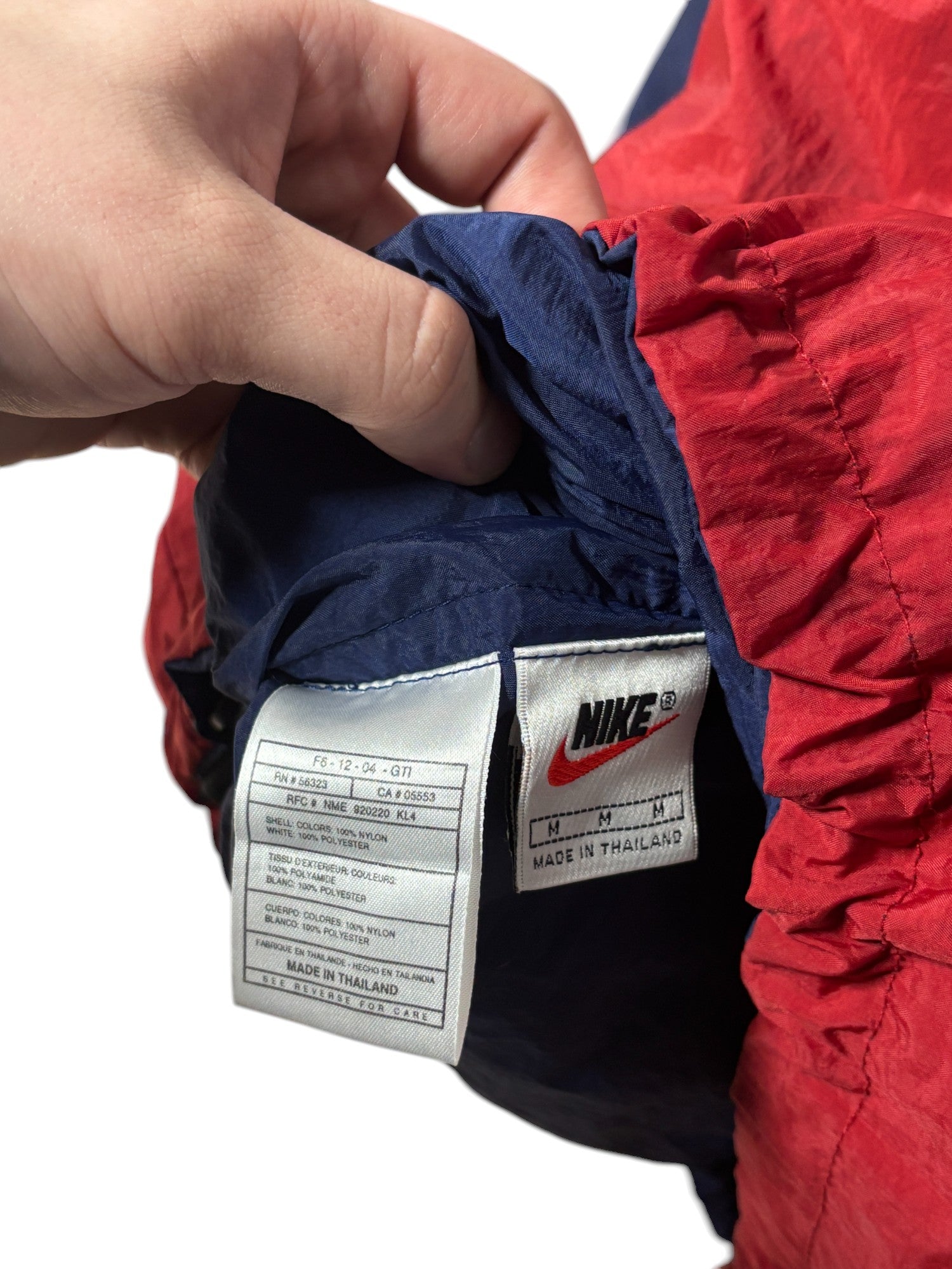 Vintage 90's Nike Half Zip Anorak Windbreaker Size Medium – the