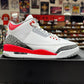 Jordan 3 'Fire Red' Size 9