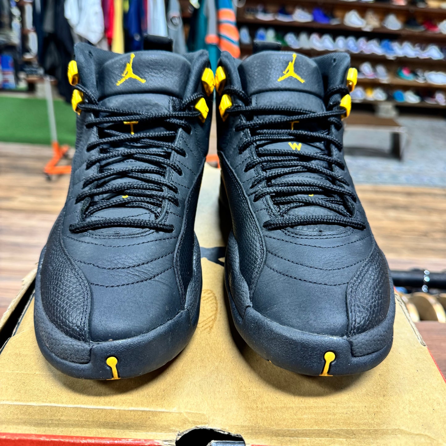 Jordan 12 'Black University Gold' Size 9