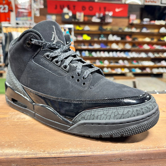 Jordan 3 'Black Cat' Size 12