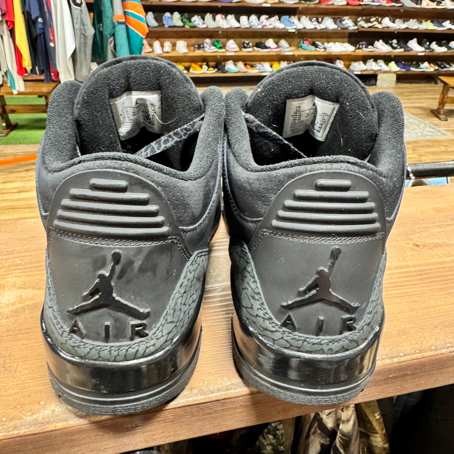 Jordan 3 'Black Cat' Size 12