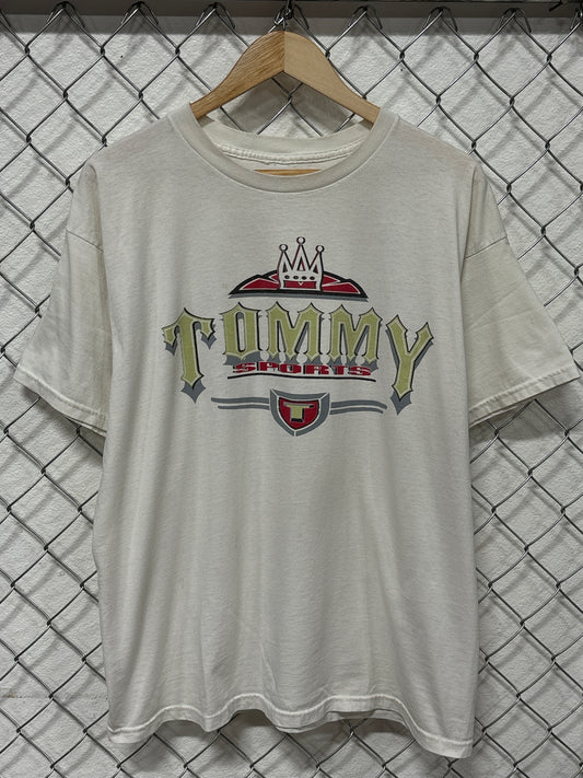 Vintage Y2K Tommy Hilfiger Tommy Sports Graphic Tee Size XL