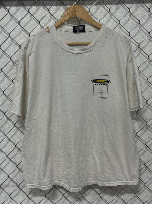 Vintage Y2K Dirt Bike Extreme Sports Play in the House Tee Size XL