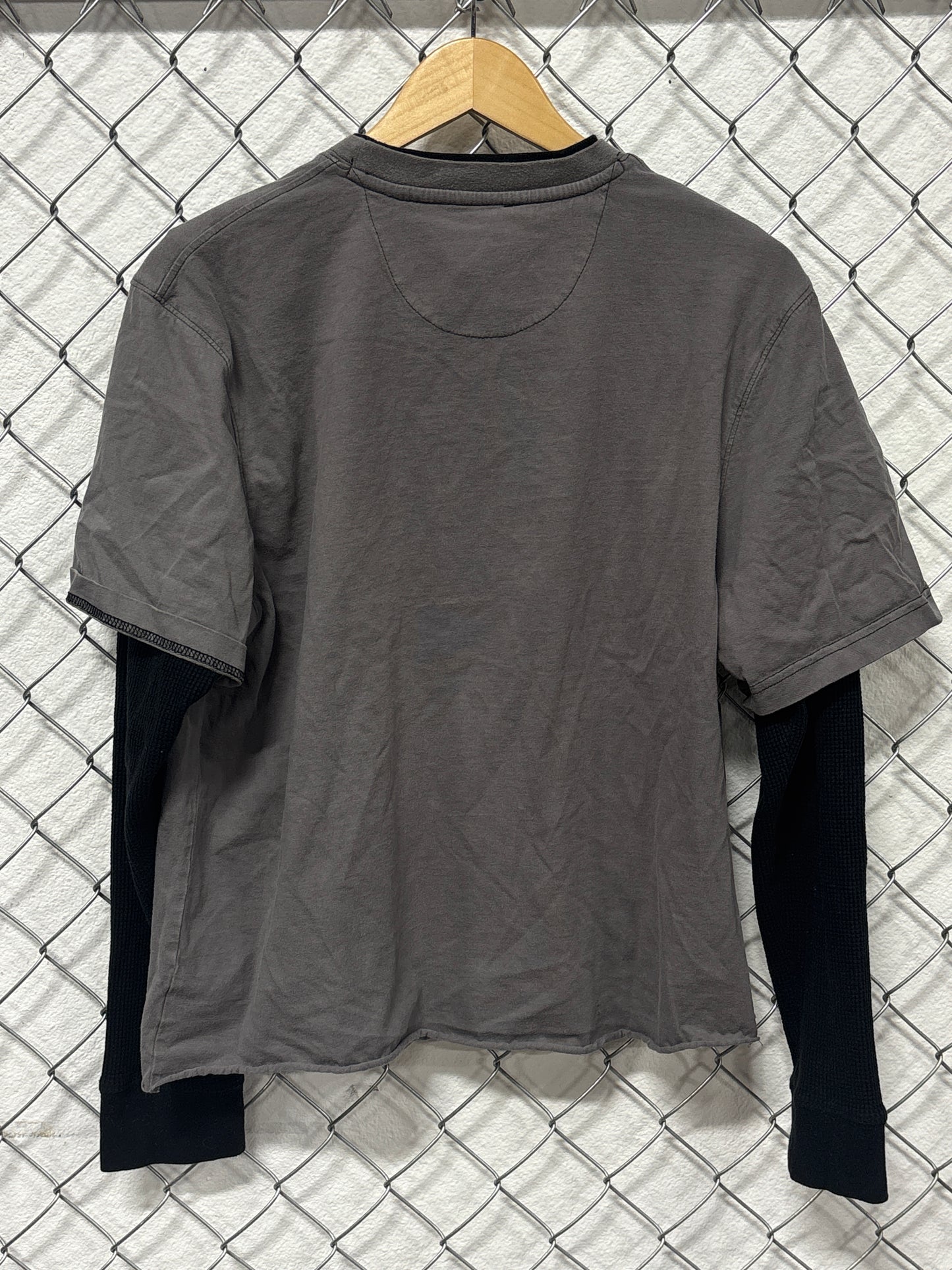 Vintage Y2K Deer Big Print Long Sleeve Shirt Size Large