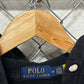 Polo Ralph Lauren Black Zip Up Classic Logo Hoodie Size Medium